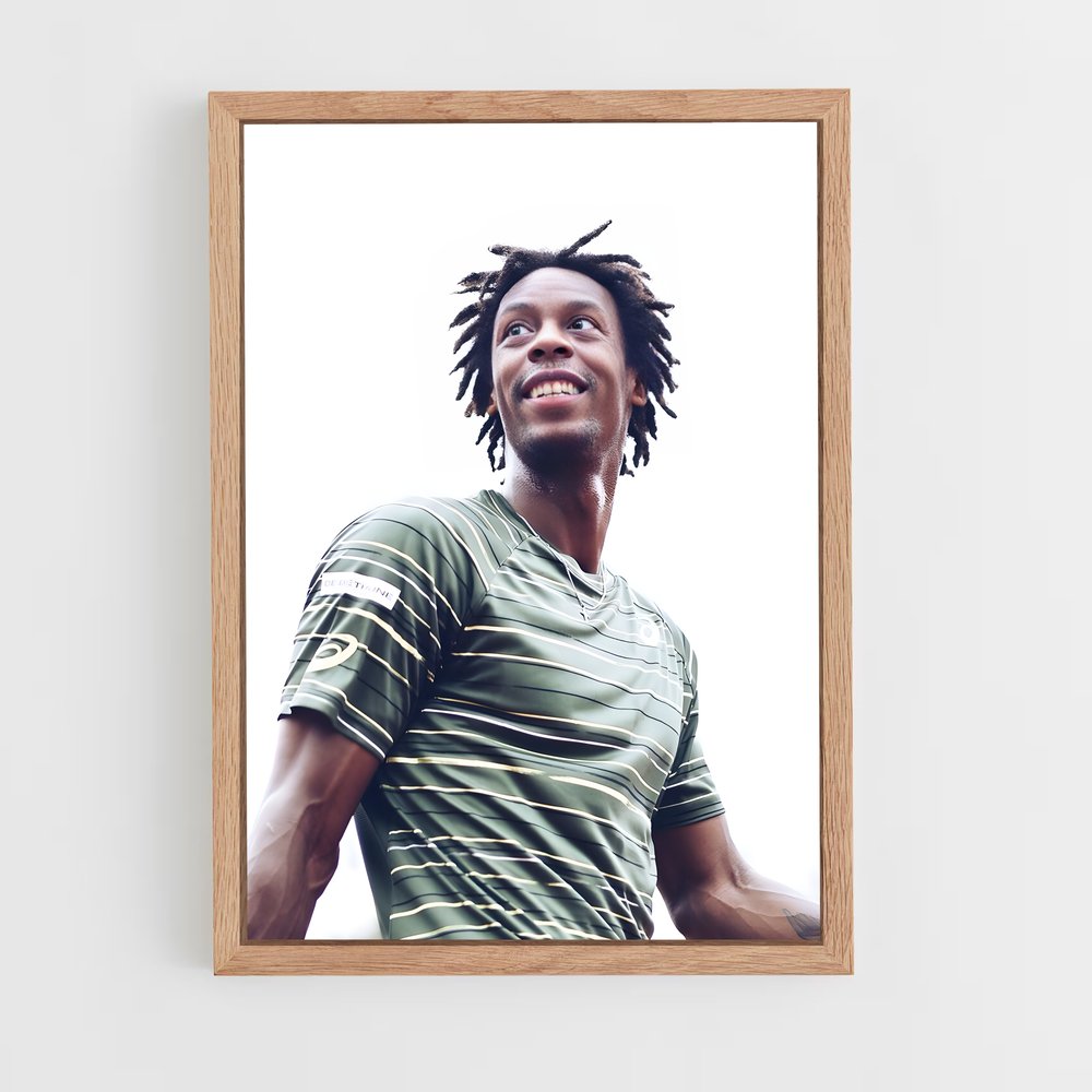 Poster Le Champion aux Dreads – affiche Tennis (vue 4)